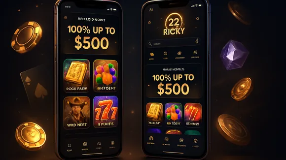 22 Ricky Casino App Banner