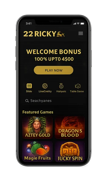 22 Ricky Casino App Screenshot